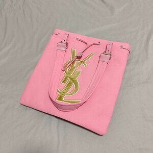 Yves Saint Laurent Pink Canvas Bag